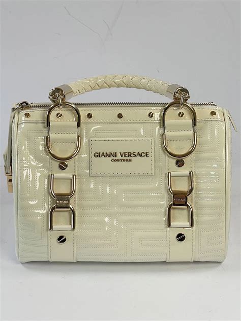 Versace Collection Bauletto Leather Bag 